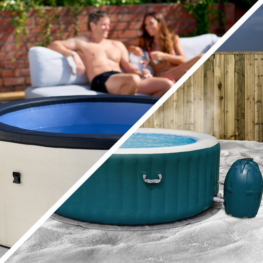 Inflatable vs. Rigid Foam Hot Tubs