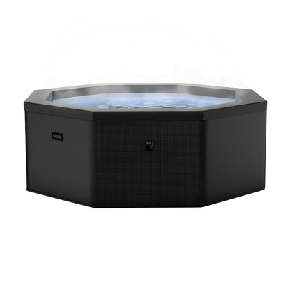 Wave Spas Como | 6-Person Eco Rigid Foam Hot Tub | Integrated Heater | Graphite Grey