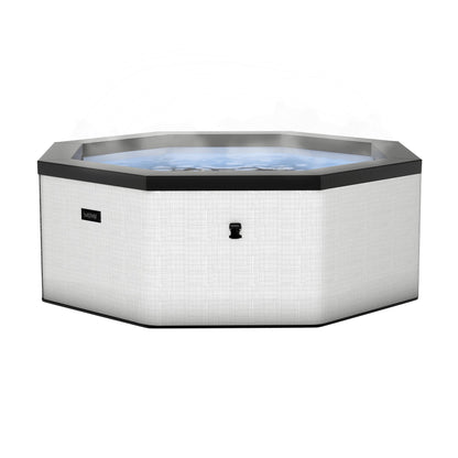 Wave Spas Como | 6-Person Eco Rigid Foam Hot Tub | Integrated Heater | Pebble White