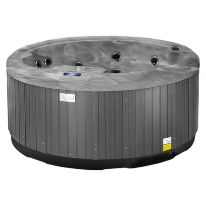 JNJ Spas Plug & Play Round Hot Tub | 6 Seater Hot Tub & Cover