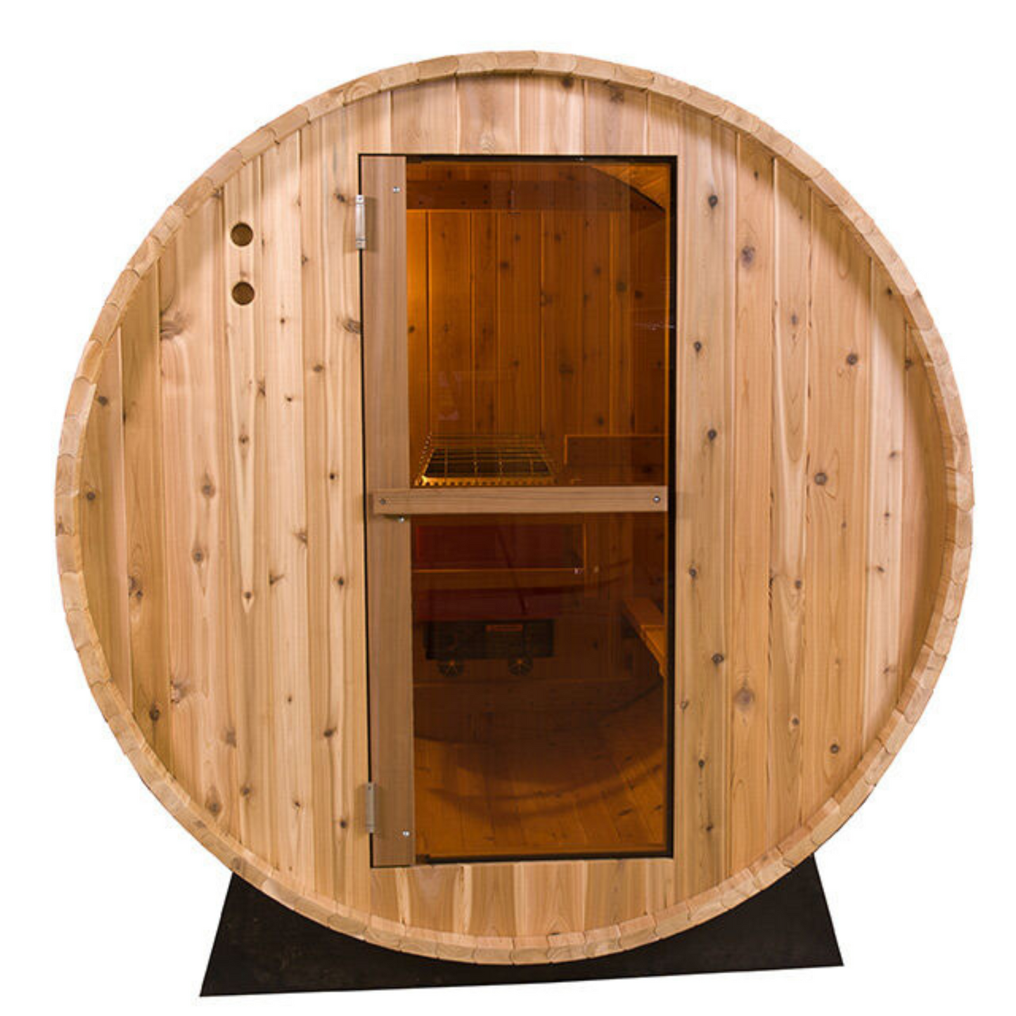 Fonteyn Rustic Barrel Sauna 6ft | 4 Person Indoor & Outdoor Barrel Sauna