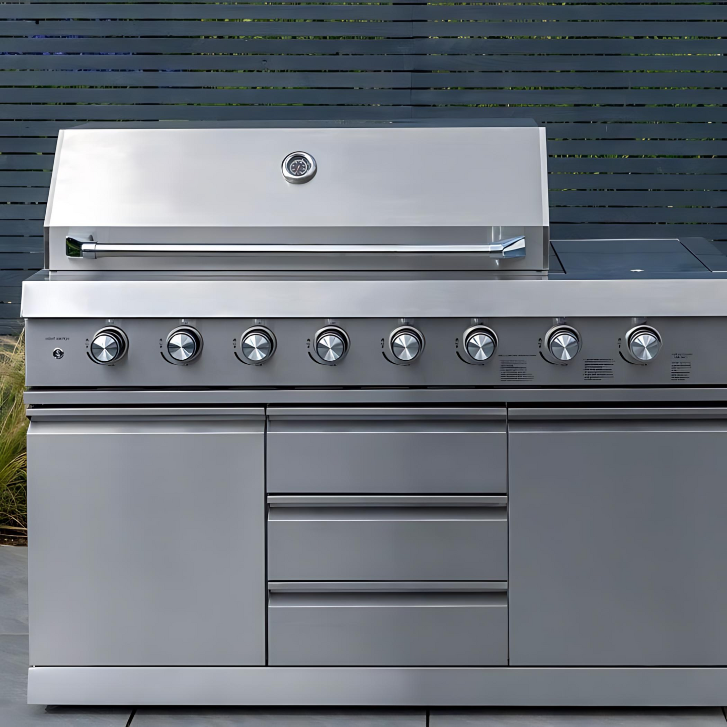 Norfolk Grills | Absolute 6 Burner Gas Freestanding Outdoor BBQ Kitchen